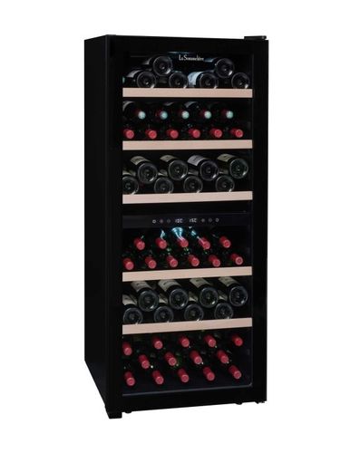 La Sommeliere SLS102DZBLACK Weinservierschrank, 102 Flaschen